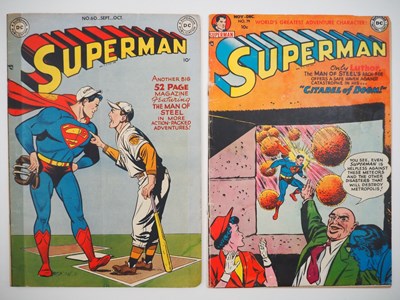 Lot 437 - SUPERMAN #60 & 79 (2 in Lot) - (1949/52 - DC) -...