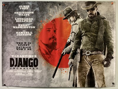 Lot 182 - DJANGO UNCHAINED (2012) UK quad film poster,...