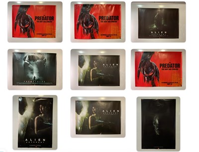Lot 267 - A group of film posters for the ALIEN and...