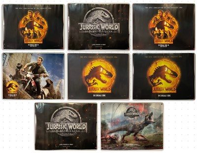 Lot 76 - JURASSIC WORLD DOMINION (2022) teaser quad...