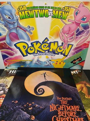 Lot 145 - A selection of movie posters for animated...