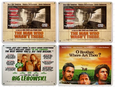 Lot 133 - THE COEN BROTHERS - Four UK quad film posters...