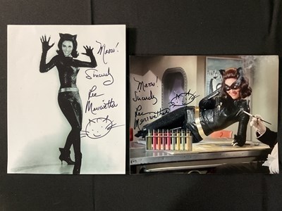 Lot 376 - A pair of promotional photographs of Cat Woman...