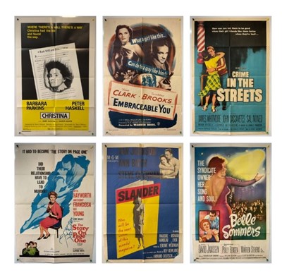 Lot 44 - A small group of crime / noir US one sheet...