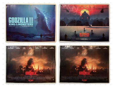 Lot 166 - GOZILLA (2014) UK quad film poster x 2,...