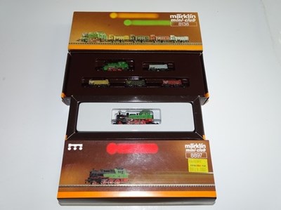 Lot 164 - Z GAUGE MODEL RAILWAYS: A MARKLIN 8138 Goods...