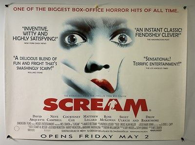 Lot 322 - SCREAM (1996) UK Quad film poster, alternate...