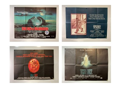 Lot 352 - A small group of UK quad Horror film posters...