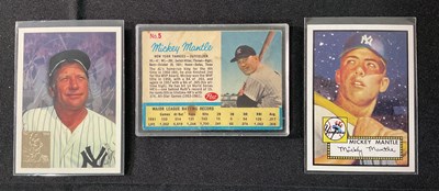 Lot 546 - BASEBALL - MICKEY MANTLE GROUP comprising 1962...