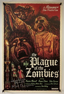 Lot 315 - PLAGUE OF THE ZOMBIES Alternative movie poster...