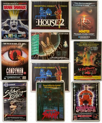 Lot 353 - A collection of Horror video posters including...