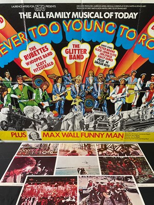 Lot 25 - NEVER TOO YOUNG TO ROCK (1976) UK quad...