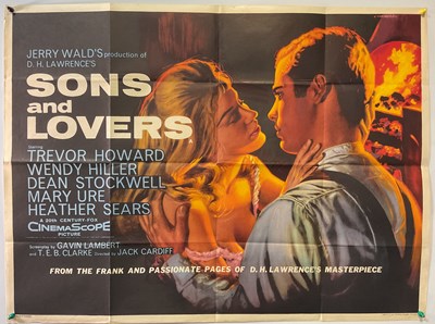 Lot 162 - SONS AND LOVERS (1960) UK quad film poster...