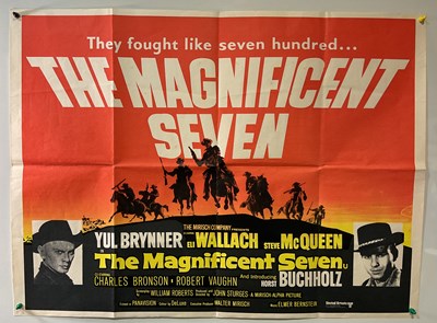 Lot 199 - THE MAGNIFICENT SEVEN (1960) UK quad film...