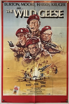 Lot 188 - THE WILD GEESE (1978) US one sheet film poster,...