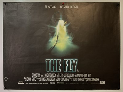 Lot 343 - THE FLY (1986) UK Quad film poster for David...
