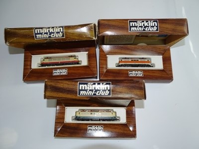 Lot 169 - Z GAUGE MODEL RAILWAYS: A group of MARKLIN...