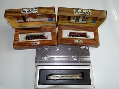 Lot 170 - Z GAUGE MODEL RAILWAYS: A group of MARKLIN...