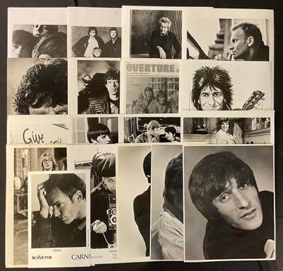 Lot 11 - A quantity of music black and white publicity...