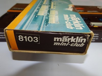 Lot 171 - Z GAUGE MODEL RAILWAYS: A pair of MARKLIN...