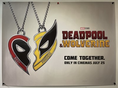 Lot 240 - DEADPOOL & WOLVERINE (2024) UK quad film...