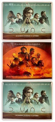 Lot 277 - DUNE (2021) 2 copies of the UK quad film...
