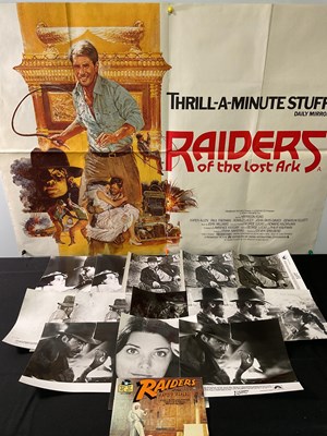 Lot 116 - RAIDERS OF THE LOST ARK (1980) UK quad film...