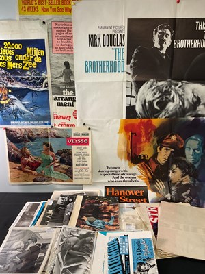 Lot 114 - KIRK DOUGLAS - A large mixed lot of movie...