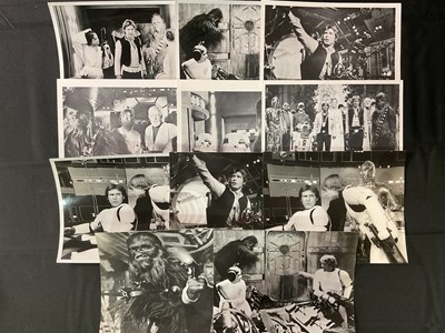 Lot 312 - STAR WARS (1977) A group of four 8" x 10"...