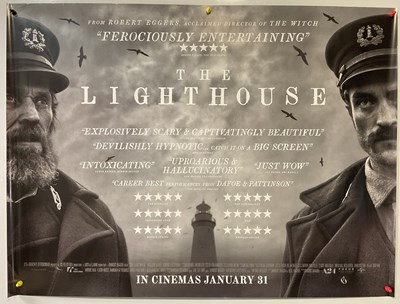 Lot 152 - THE LIGHTHOUSE (2019) UK quad film poster,...