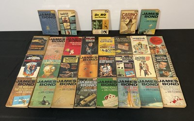 Lot 212 - A collection of 30 JAMES BOND novels by Ian...