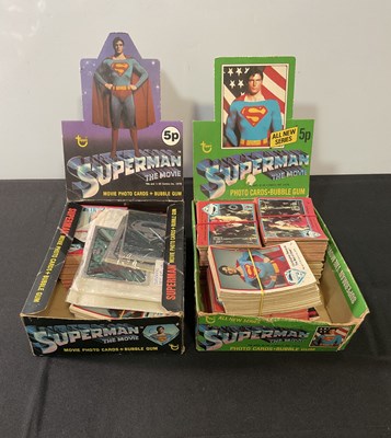 Lot 402 - SUPERMAN (1978) 2 complete sets of Topps DC...