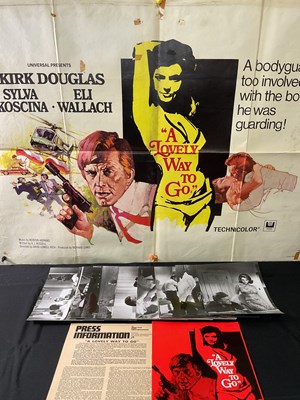 Lot 42 - A LOVELY WAY TO GO (1968) UK quad film poster...