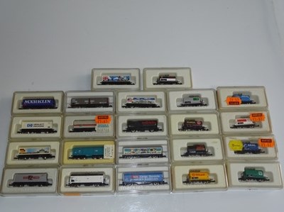 Lot 178 - Z GAUGE MODEL RAILWAYS: A quantity of MARKLIN...