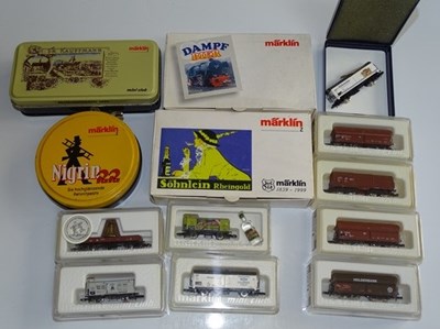 Lot 179 - Z GAUGE MODEL RAILWAYS: A quantity of MARKLIN...