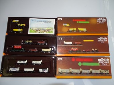 Lot 180 - Z GAUGE MODEL RAILWAYS: A trio of MARKLIN...