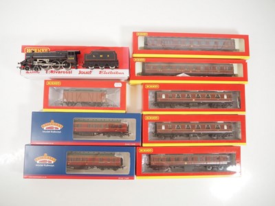 Lot 84 - A group of HORNBY and BACHMANN OO gauge LMS...
