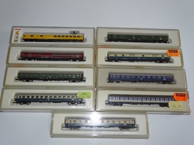 Lot 183 - Z GAUGE MODEL RAILWAYS: A quantity of MARKLIN...