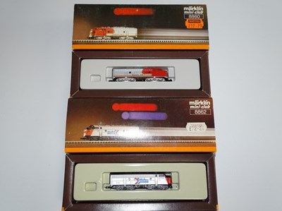 Lot 184 - Z GAUGE MODEL RAILWAYS: A pair of MARKLIN...