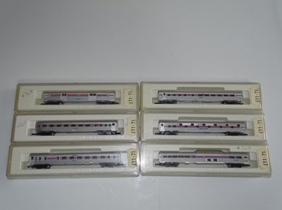 Lot 185 - Z GAUGE MODEL RAILWAYS: A group of MARKLIN...