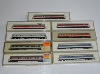 Lot 186 - Z GAUGE MODEL RAILWAYS: A quantity of MARKLIN...