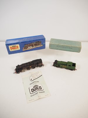 Lot 132 - HORNBY DUBLO OO gauge pair of 3-rail steam...