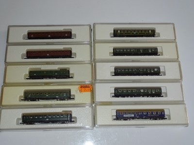 Lot 188 - Z GAUGE MODEL RAILWAYS: A quantity of MARKLIN...