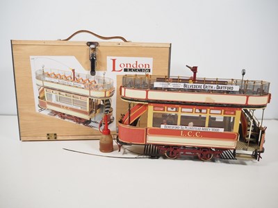 Lot 151 - A scratch / kit built Gauge 1 4-wheel London...