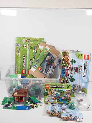 Lot 153 - LEGO MINECRAFT - A large group of Lego...