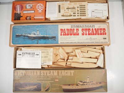Lot 185 - A pair of PBM ply/balsa unbuilt boat kits with...