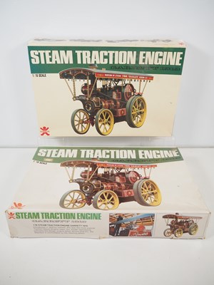Lot 194 - BANDAI pair of unbuilt 1:16 steam traction...