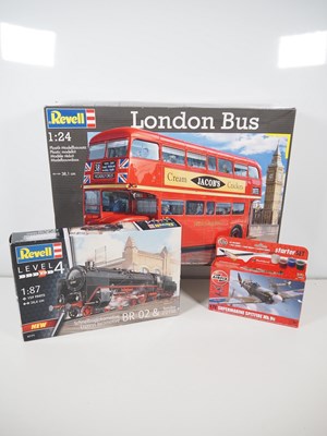 Lot 195 - Unbuilt plastic kits by REVELL and AIRFIX...