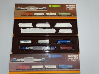 Lot 194 - Z GAUGE MODEL RAILWAYS: A pair of MARKLIN...