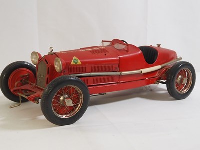 Lot 214 - A POCHER 1:8 scale plastic/metal kitbuilt Alfa...